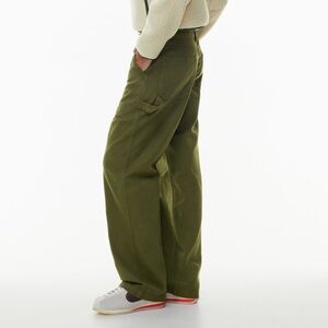 Aritzia TNA Greenwich Pant High-waisted carpenter twill pants utility pants 4